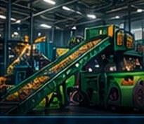 Material sorting line